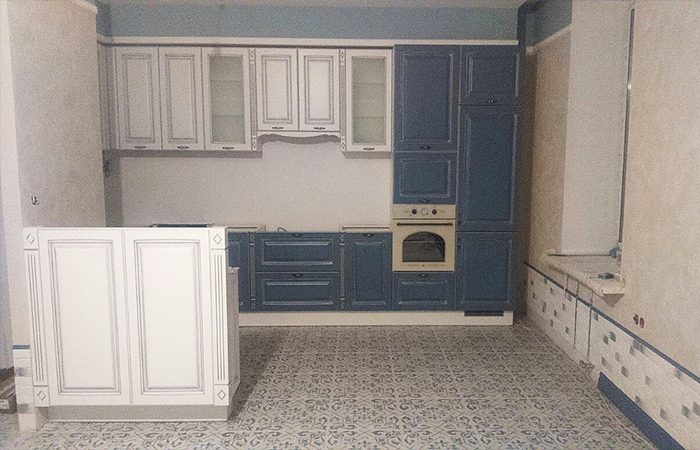 Кухня классика с патиной